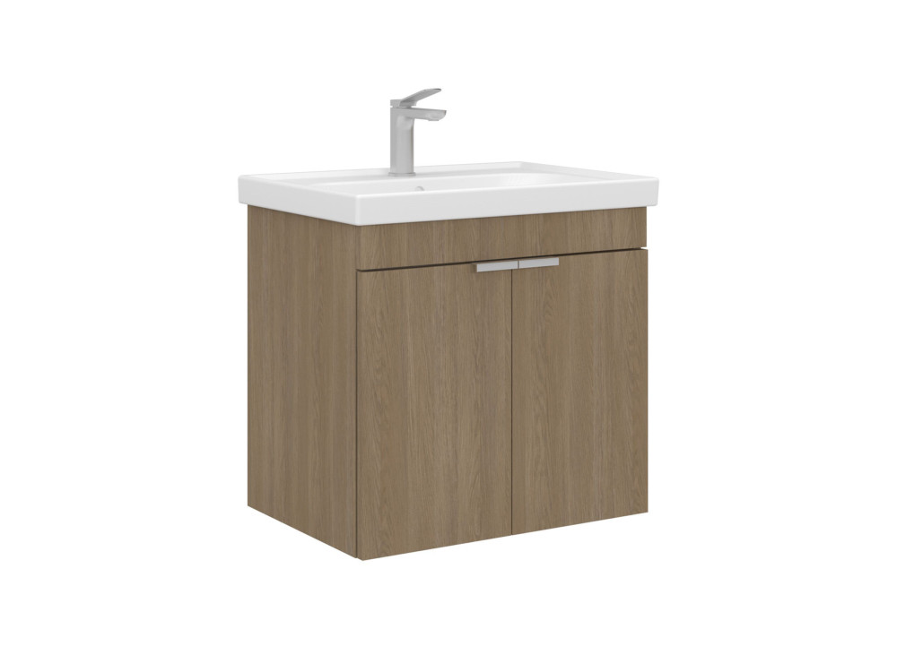 Waschtischunterschrank „Desna 60“ – 60 x 45 x 58 cm – Sonomo-Eiche