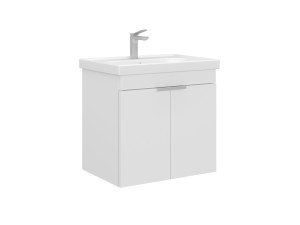 Waschtischunterschrank „Desna 60“ – 60 x 45 x 58 cm – Mattweiß