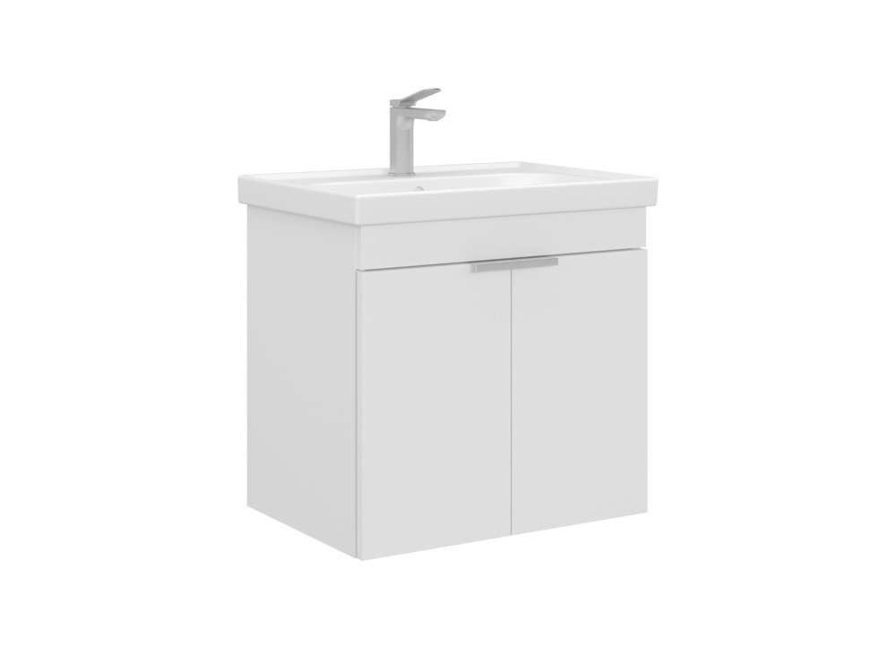 Waschtischunterschrank „Desna 60“ – 60 x 45 x 58 cm – Mattweiß