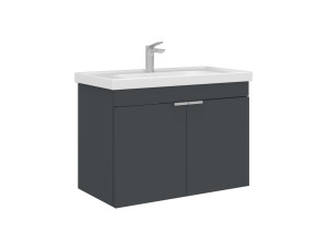 Waschtischunterschrank „Desna 80“ – 80 x 45 x 58 cm – Anthrazit matt