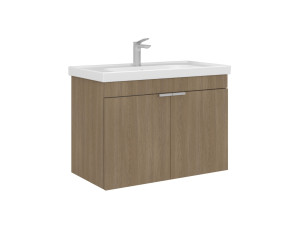 Waschtischunterschrank „Desna 80“ – 80 x 45 x 58 cm – Sonomo Oak