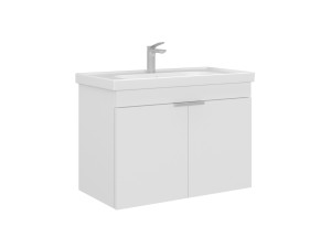 Waschtischunterschrank „Desna 80“ – 80 x 45 x 58 cm – Mattweiß
