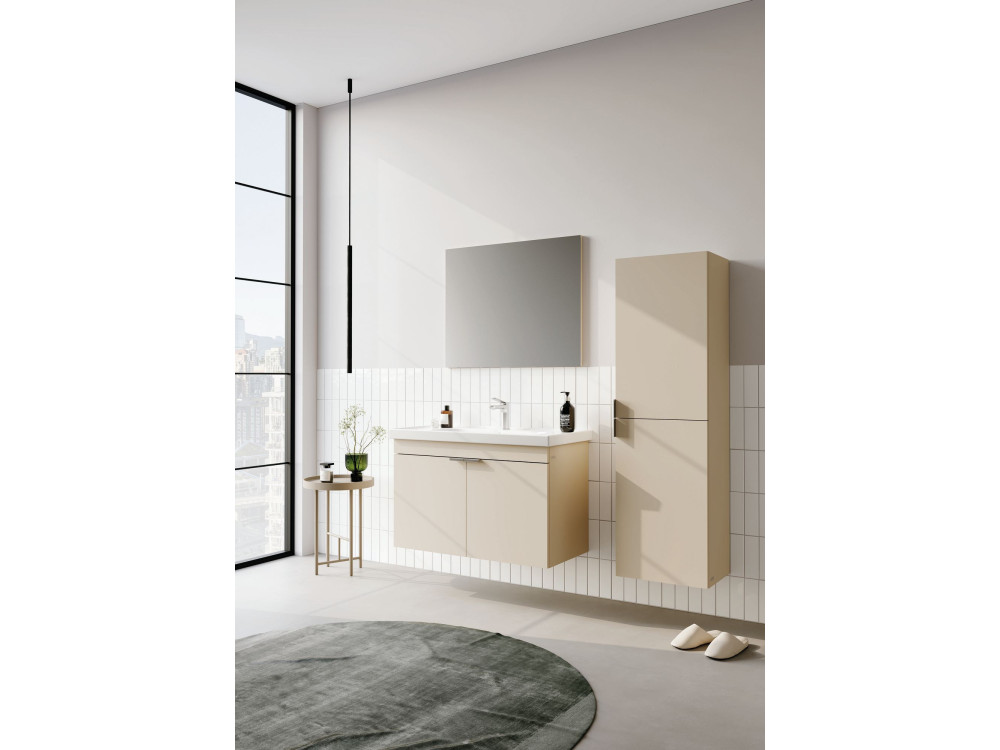 Waschtischunterschrank „Desna 90“ – 90 x 45 x 58 cm – Sand