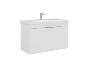 Waschtischunterschrank „Desna 90“ – 90 x 45 x 58 cm – Mattweiß
