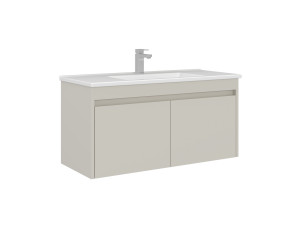 Waschtischunterschrank „Arno 100“ – 100 x 45 x 52 cm – Cashmere