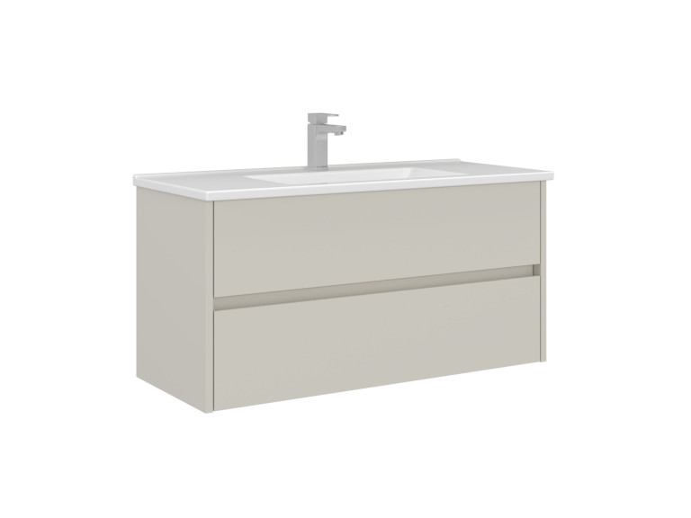 Waschtischunterschrank „Arno 100“ – 100 x 45 x 52 cm – Cashmere