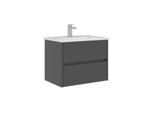 Waschtischunterschrank „Arno 65“ – 65 x 45 x 52 cm – Anthrazit