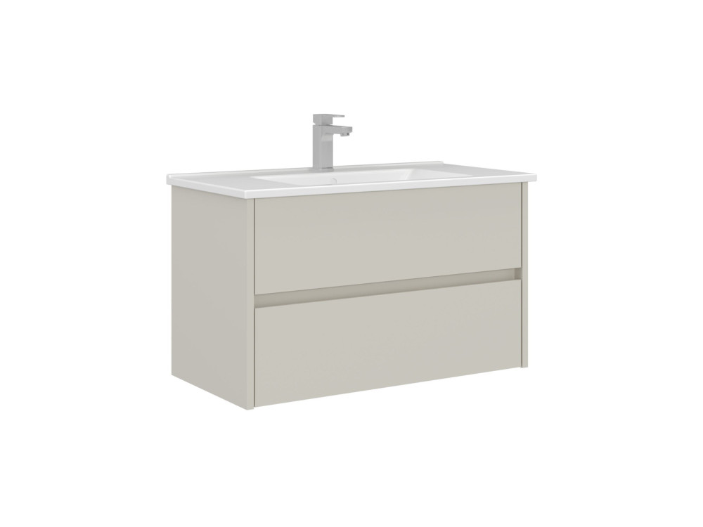 Waschtischunterschrank „Arno 85“ – 85 x 45 x 52 cm – Cashmere