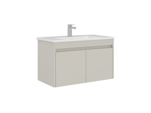 Waschtischunterschrank „Arno 85“ – 85 x 45 x 52 cm – Cashmere