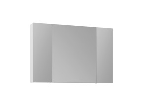 Badezimmerschrank mit Spiegel „Nuvola 100 v2“ – 97 x 16 x 66 cm – Weiß