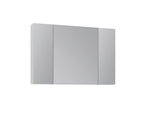 Badezimmerschrank mit Spiegel „Nuvola 100 v2“ – 97 x 16 x 66 cm – Cashmere