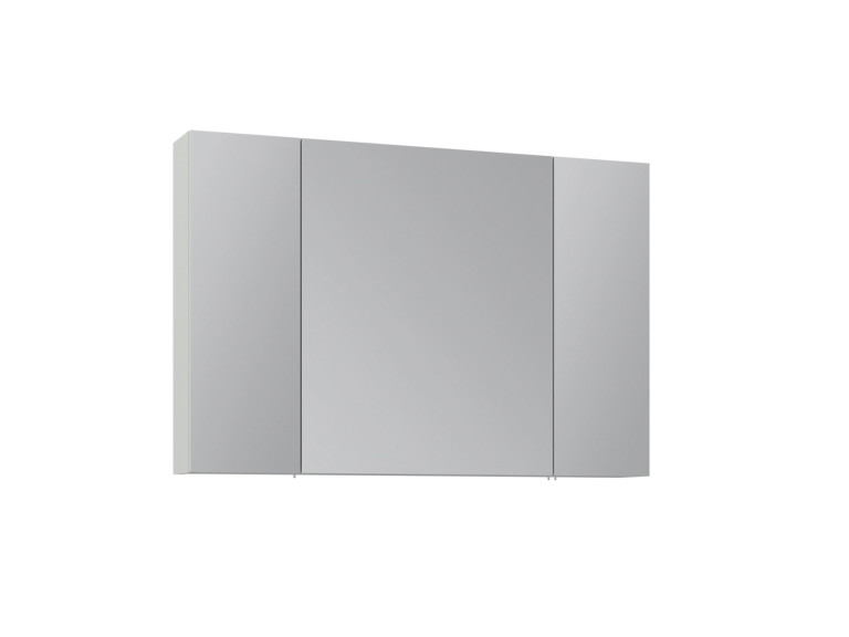 Badezimmerschrank mit Spiegel „Nuvola 100 v2“ – 97 x 16 x 66 cm – Cashmere