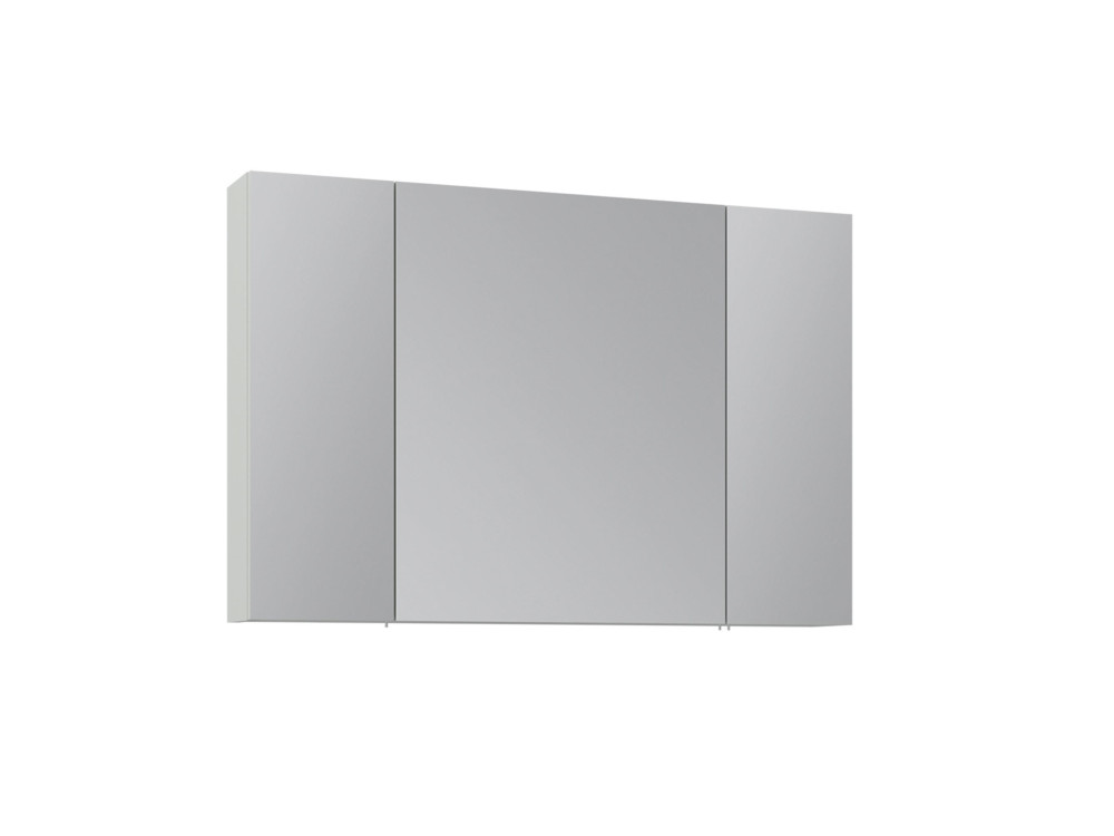 Badezimmerschrank mit Spiegel „Nuvola 100 v2“ – 97 x 16 x 66 cm – Cashmere