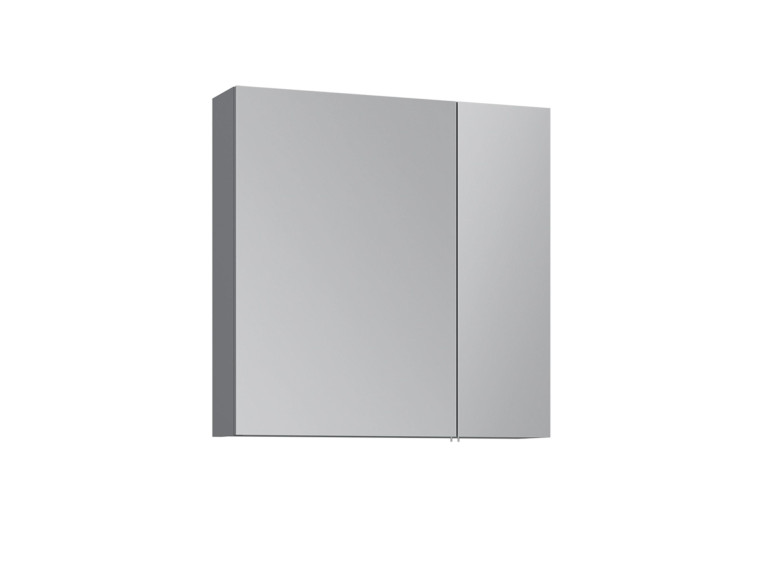 Badezimmerschrank mit Spiegel „Nuvola 60 v2“ – 66 x 16 x 60 cm – Grau