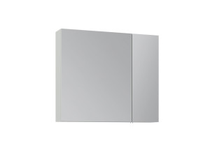 Badezimmerschrank mit Spiegel „Nuvola 80 v2“ – 75 x 16 x 66 cm – Cashmere