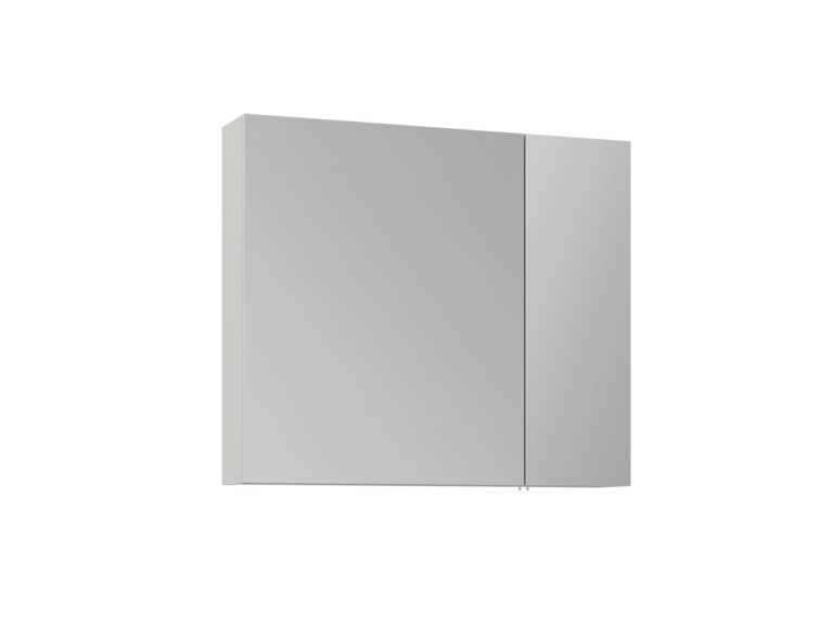 Badezimmerschrank mit Spiegel „Nuvola 80 v2“ – 75 x 16 x 66 cm – Cashmere