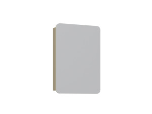 Badezimmerschrank mit Spiegel „Orbit 50“ – 50 x 16 x 71 cm – Mink