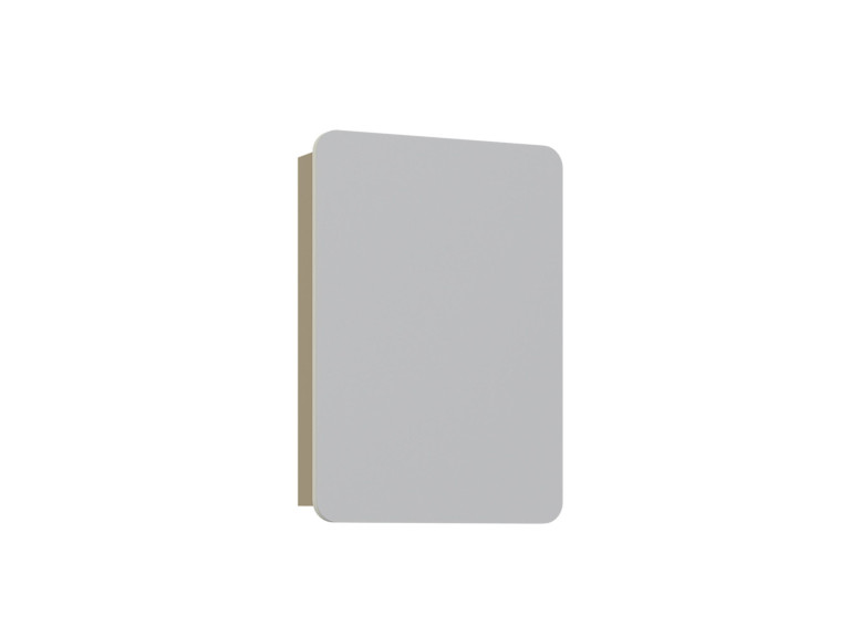 Badezimmerschrank mit Spiegel „Orbit 50“ – 50 x 16 x 71 cm – Mink