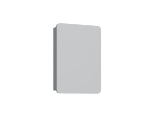 Badezimmerschrank mit Spiegel „Orbit 50“ – 50 x 16 x 71 cm – Grau