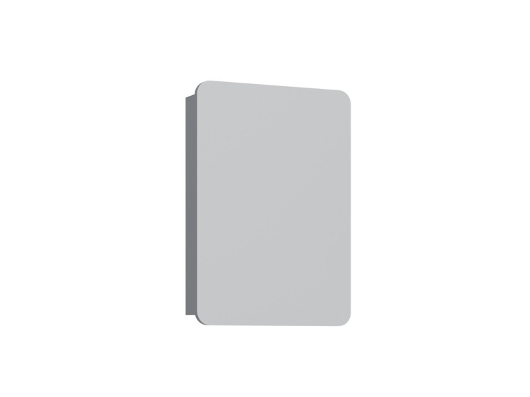 Badezimmerschrank mit Spiegel „Orbit 50“ – 50 x 16 x 71 cm – Grau