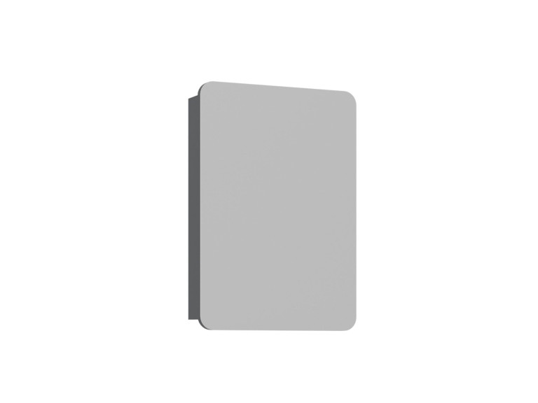 Badezimmerschrank mit Spiegel „Orbit 50“ – 50 x 16 x 71 cm – Anthrazit