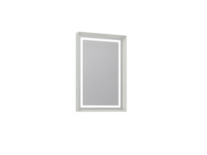 Dekorativer Holzspiegel „Craft 60 x 90 v2“ – 60 x 10 x 90 cm – Matt-Kaschmir