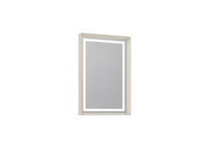 Dekorativer Holzspiegel „Craft 60 x 90 v2“ – 60 x 10 x 90 cm – Matt Mink