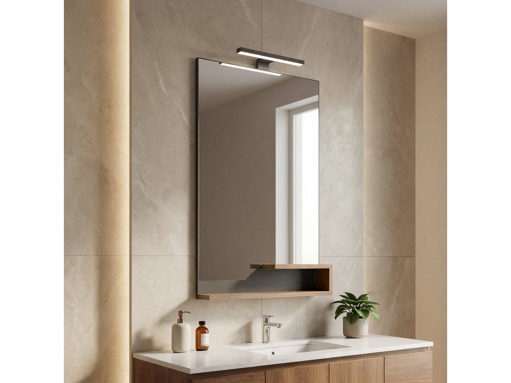 Dekorativer Holzspiegel „Galia 60“ – 60 x 14 x 100 cm – Eiche