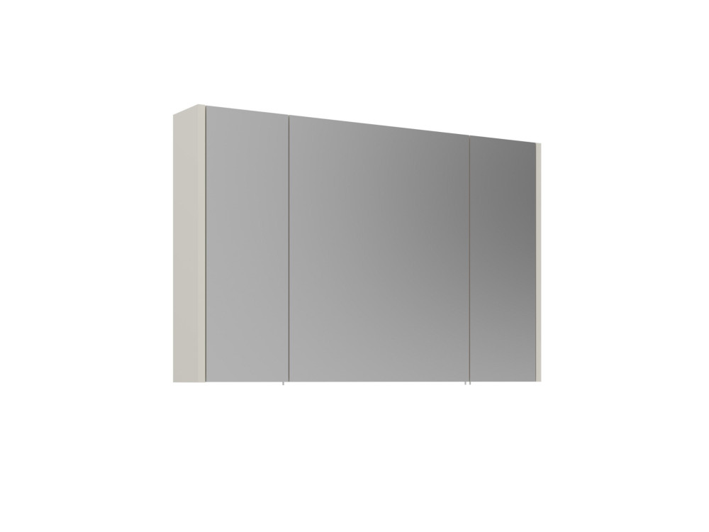Badezimmerschrank mit Spiegel „Arno 100“ – 100 x 16 x 66 cm – Cashmere