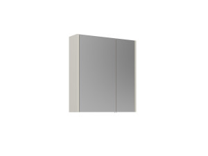 Badezimmerschrank mit Spiegel „Arno 60“ – 60 x 16 x 66 cm – Cashmere