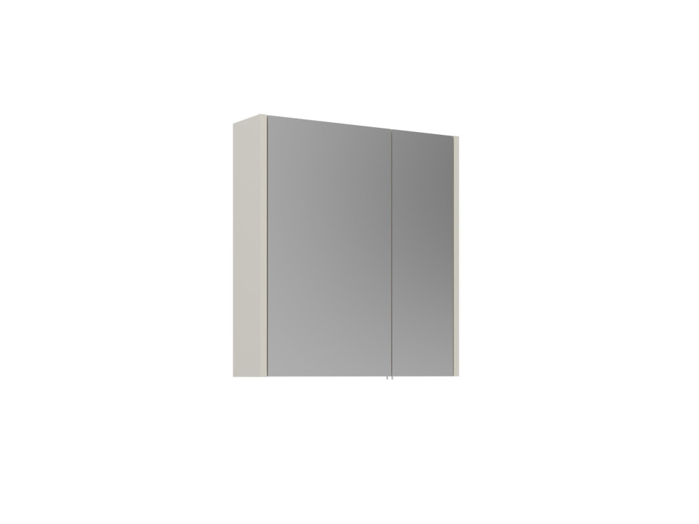 Badezimmerschrank mit Spiegel „Arno 60“ – 60 x 16 x 66 cm – Cashmere