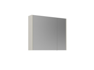 Badezimmerschrank mit Spiegel „Arno 80“ – 79 x 16 x 66 cm – Cashmere