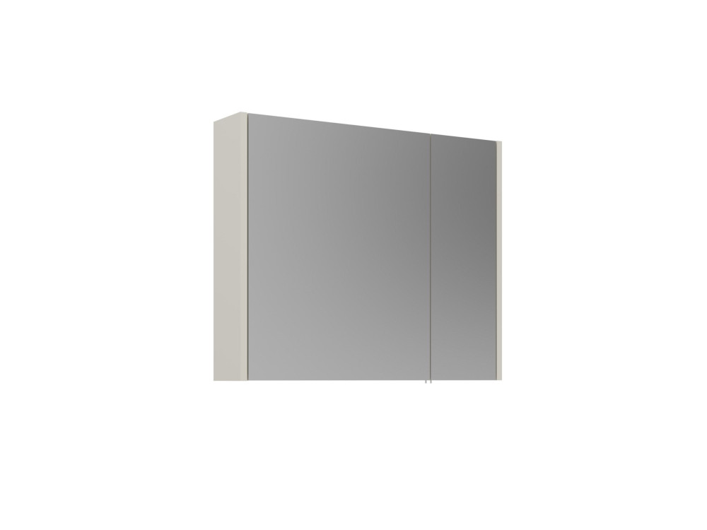 Badezimmerschrank mit Spiegel „Arno 80“ – 79 x 16 x 66 cm – Cashmere