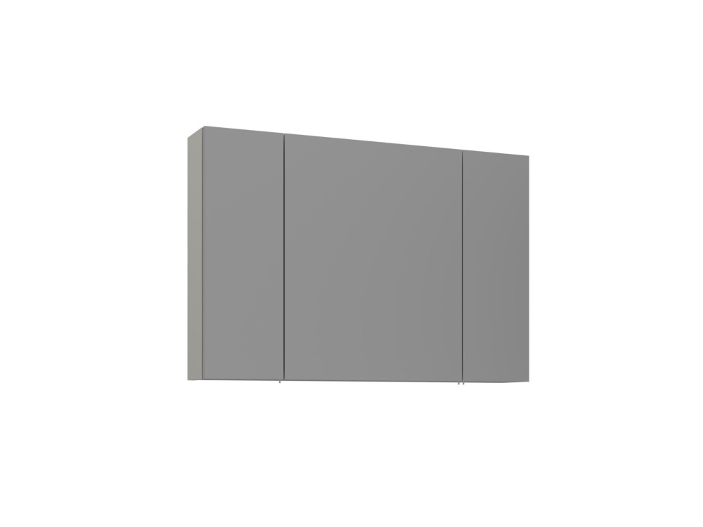 Badezimmerschrank mit Spiegel „Bari 100“ – 97 x 16 x 66 cm – Matt-Kaschmir
