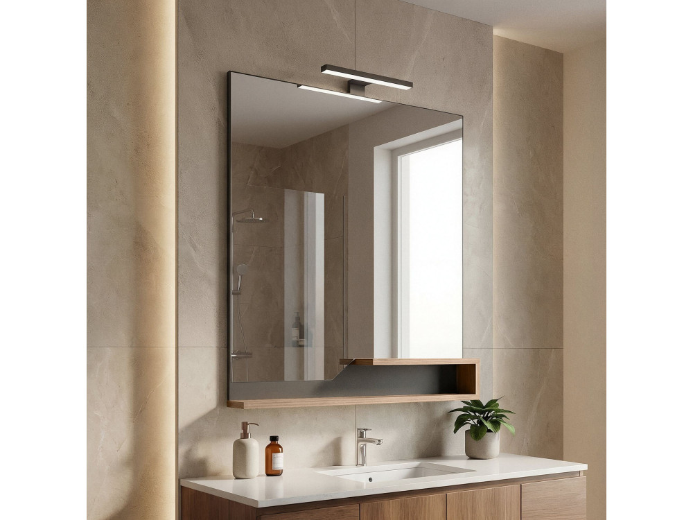 Dekorativer Holzspiegel „Galia 80“ – 60 x 14 x 100 cm – Eiche