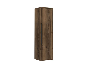 Badezimmerschrank „Galia 40“ – 40 x 30 x 138 cm – Dark Walnut