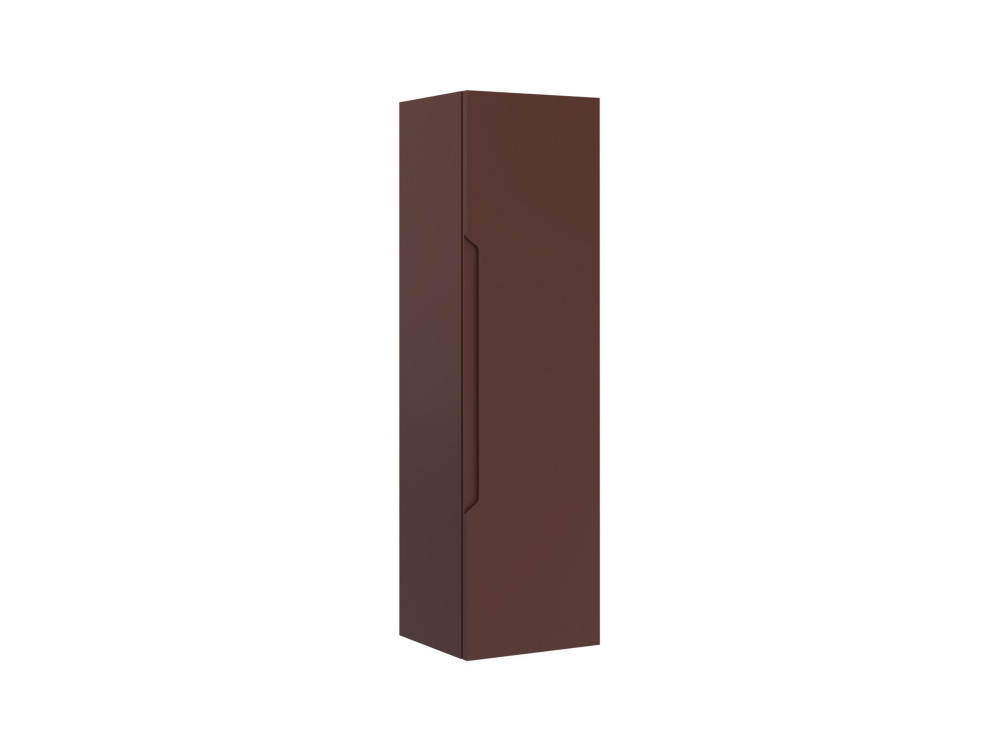 Badezimmerschrank „Messina 40“ – 40 x 32 x 138 cm – Mattrot