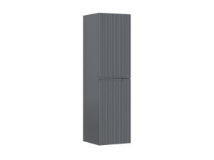 Badezimmerschrank „Moonlight 40“ – 40 x 27 x 138 cm – Mattgrau