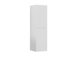 Badezimmerschrank „Moonlight 40“ – 40 x 27 x 138 cm – Mattweiß