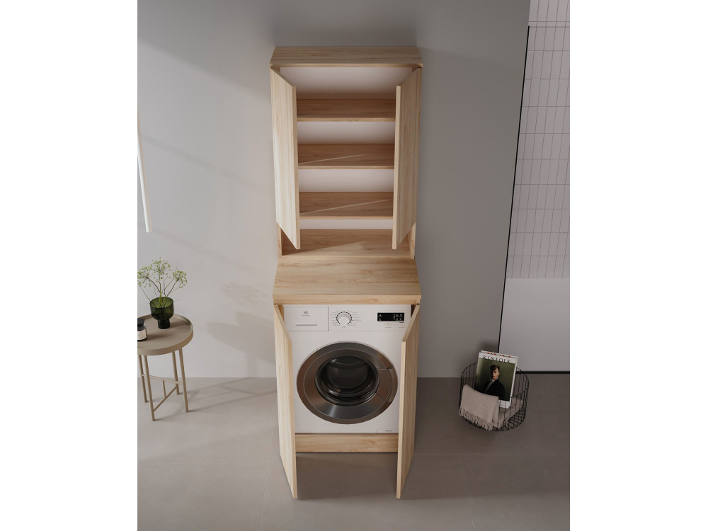 Badezimmerschrank „Bosco Lume 70“ – 70 x 36 x 100 cm – Eiche