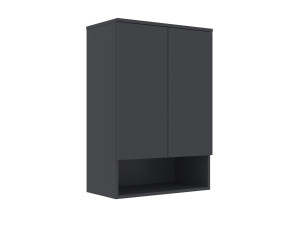 Badezimmerschrank „Bosco Lume 70“ – 70 x 36 x 100 cm – Anthrazit matt