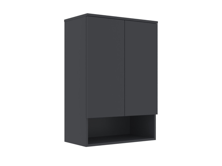 Badezimmerschrank „Bosco Lume 70“ – 70 x 36 x 100 cm – Anthrazit matt