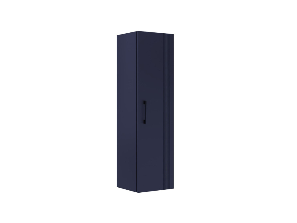 Badezimmerschrank „Bari 40“ – 40 x 32 x 138 cm – Mattes Marineblau