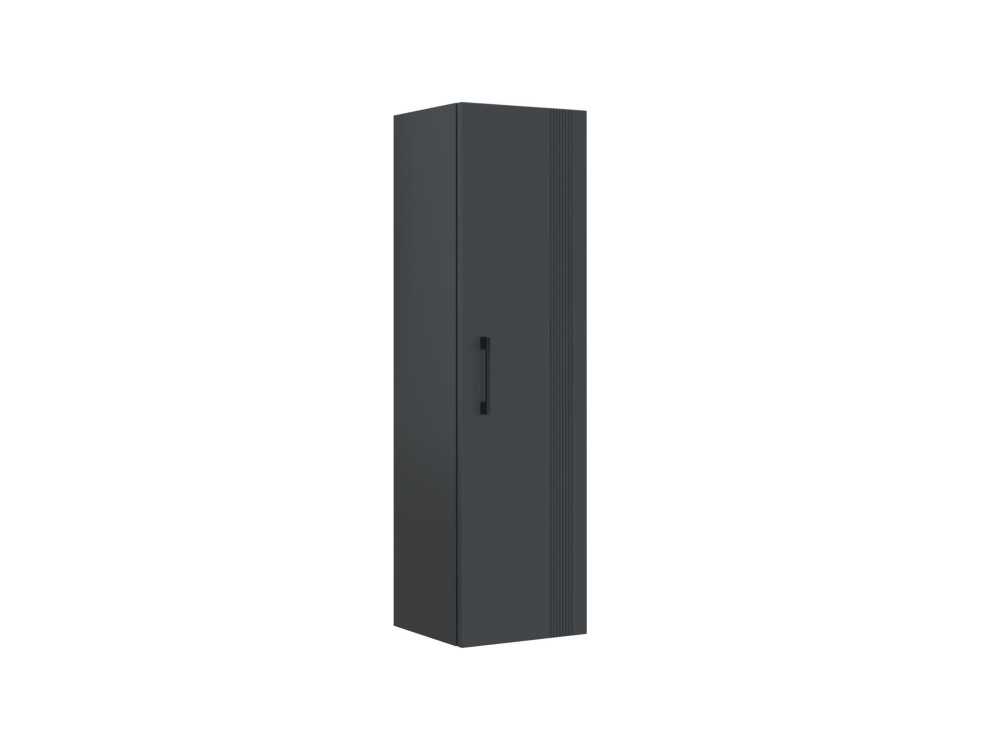 Badezimmerschrank „Bari 40“ – 40 x 32 x 138 cm – Anthrazit matt