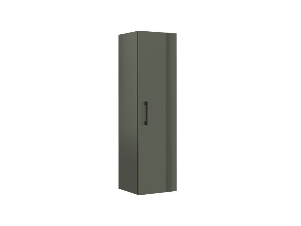 Badezimmerschrank „Bari 40“ – 40 x 32 x 138 cm – Mattgrün