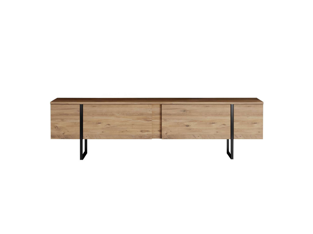 TV-Möbel aus Holz "Luxe" - 180 x 30 x 50 cm - Braun
