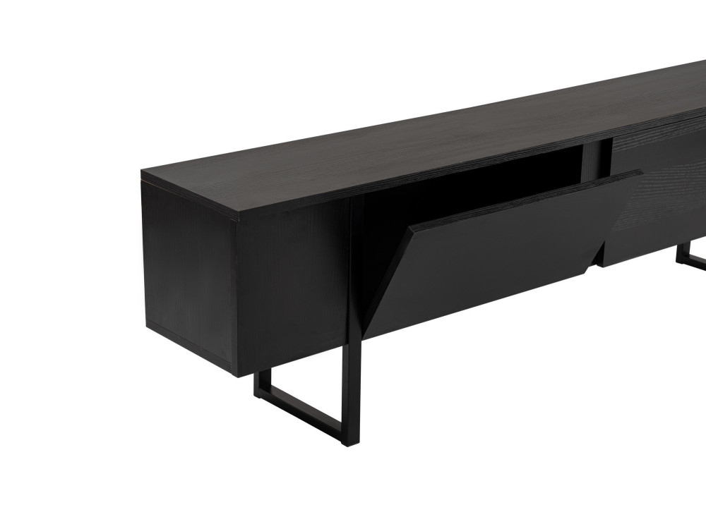 TV-Möbel aus Holz "Serenity" - 180 x 29 x 50 cm - Schwarz