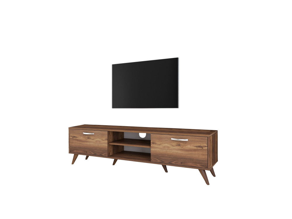 TV-Möbel aus Holz "Atik" - 180 x 35 x 48 cm - Braun