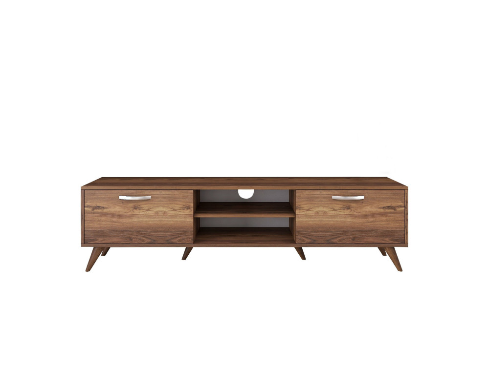 TV-Möbel aus Holz "Atik" - 180 x 35 x 48 cm - Braun