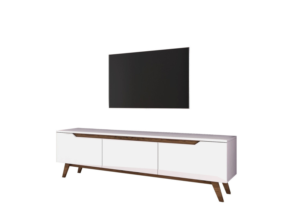 TV-Möbel aus Holz "Digi" - 180 x 35 x 48 cm - Braun
